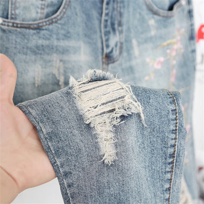 Levoire | Jeans Denim Locker Slim Fit Vintage Bleu Pantalon Harem