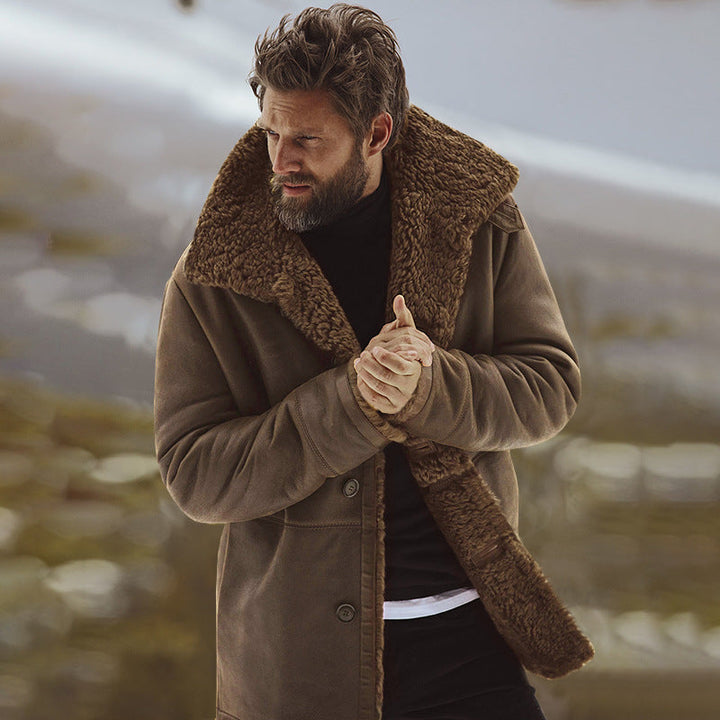 Levoire | Parka D'Hiver Pour Hommes, Chaude Et Confortable Marron