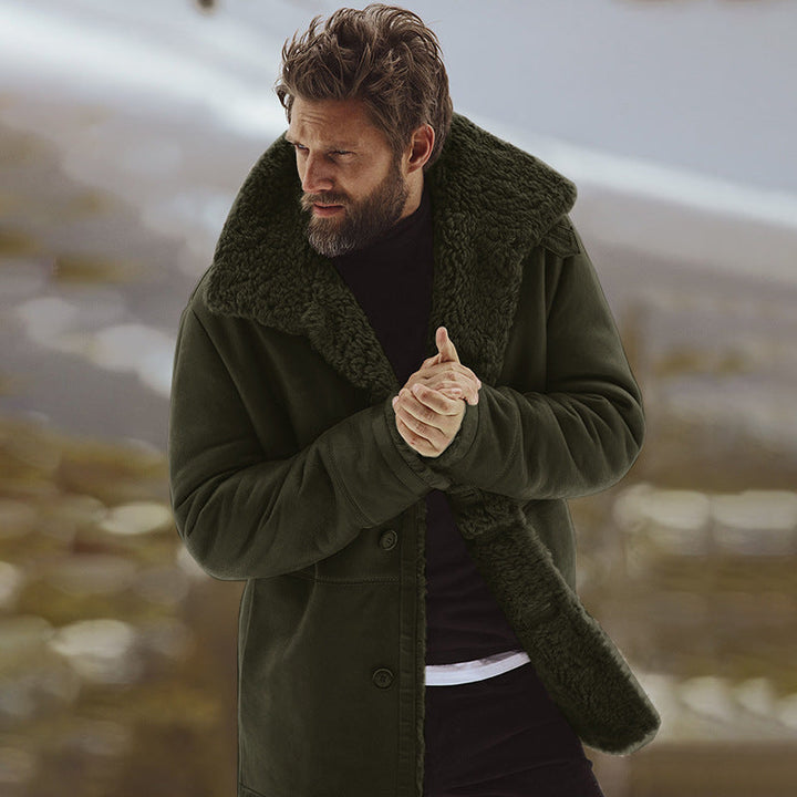 Levoire | Parka D'Hiver Pour Hommes, Chaude Et Confortable Vert armée