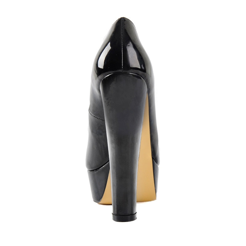Levoire | Peep Toe Super Talon Haut Plateforme Slip On Pompes