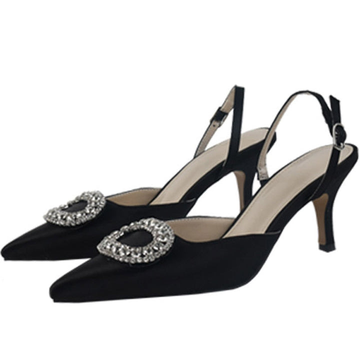Levoire | Nouvel Stiletto Pointe Talon Haut Strass Boucle