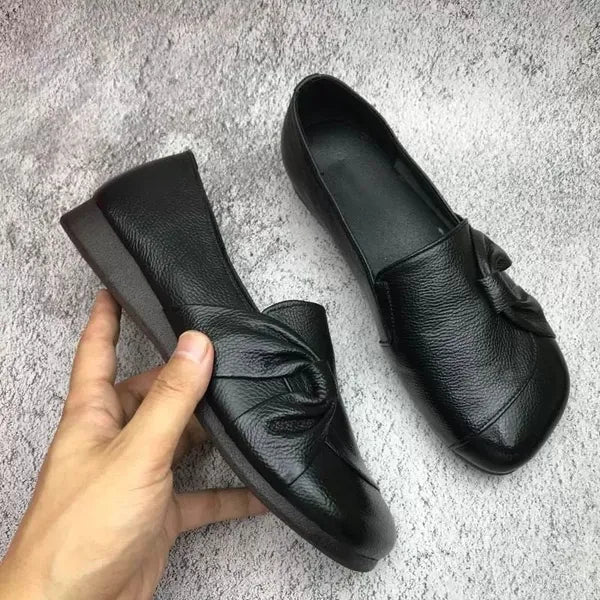 Levoire | Chaussures En Cuir Douces Et Antidérapantes Pour Femmes Noir