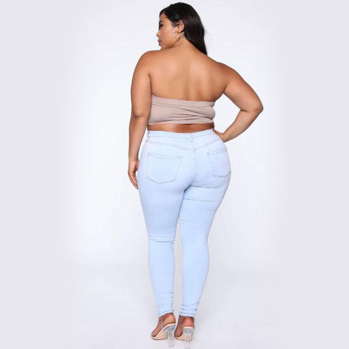 Levoire | slim taille haute décontracté