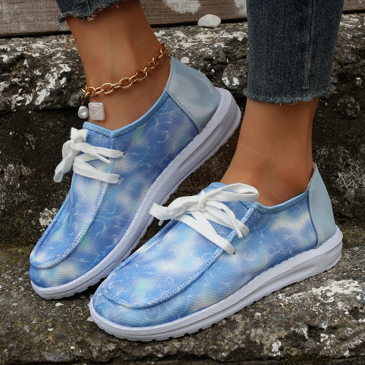 Levoire | en tissu tie-dye léger BLEU