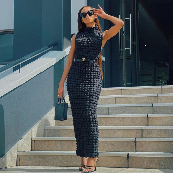 Levoire | longue encolure demi-haute sans manches