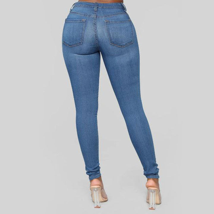 Levoire | slim taille haute décontracté