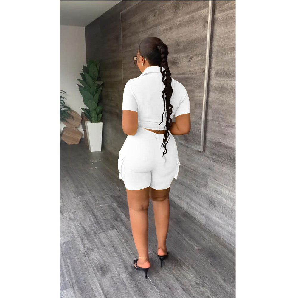 Levoire | Chemise à manches courtes et shorts cargo