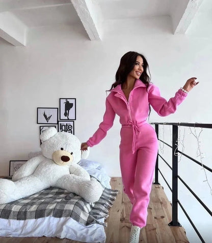 Levoire | Pantalons polaires personnels avec cordon ROSE