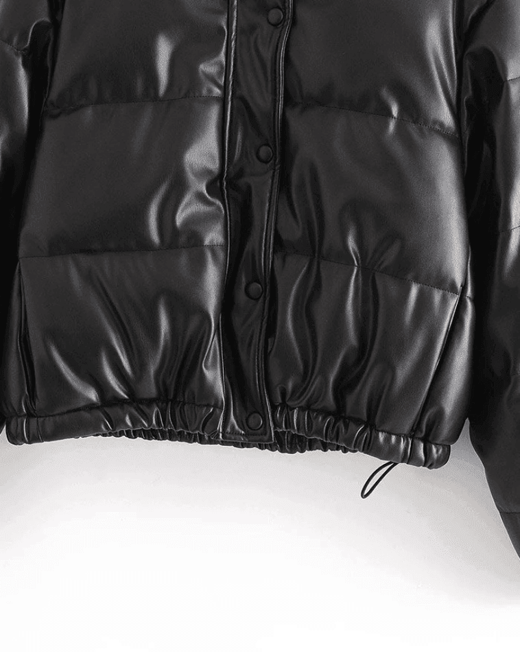 Levoire | Veste Doudoune En Cuir Pu