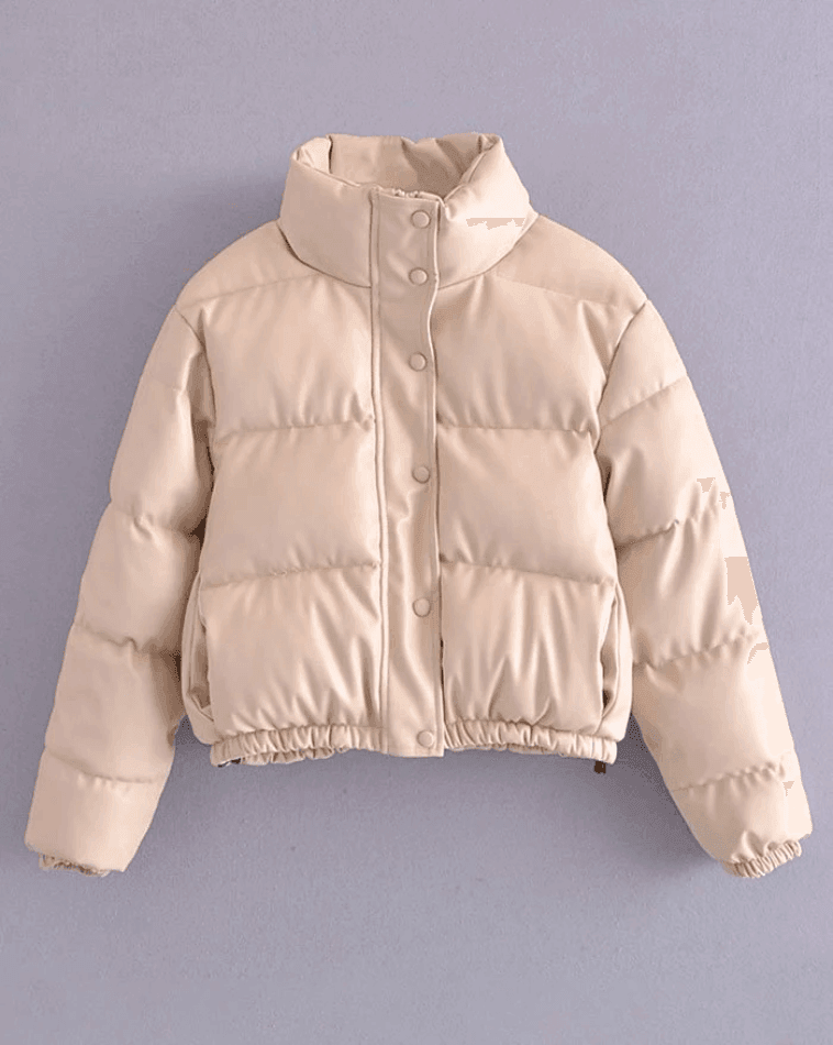 Levoire | Veste Doudoune En Cuir Pu