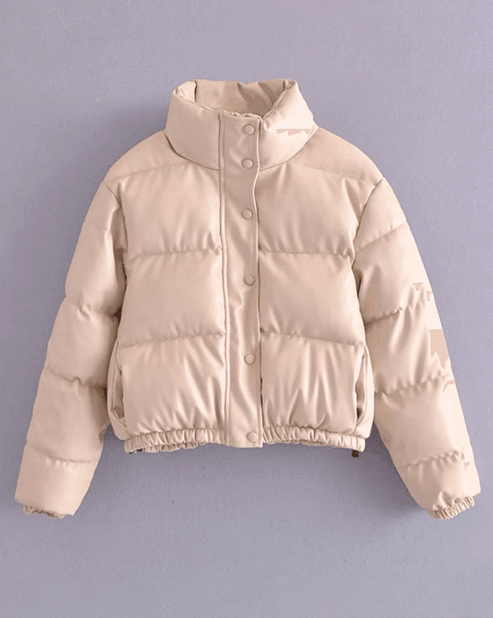 Levoire | Veste Doudoune En Cuir Pu