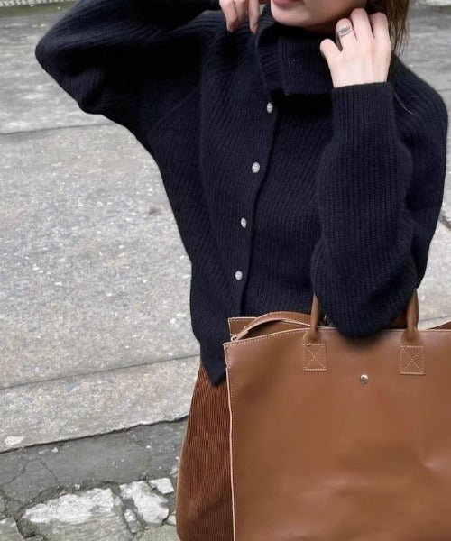 Levoire | Pull À Col Roulé Épais En Laine Pour Femmes