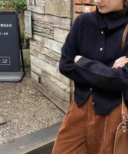 Levoire | Pull À Col Roulé Épais En Laine Pour Femmes