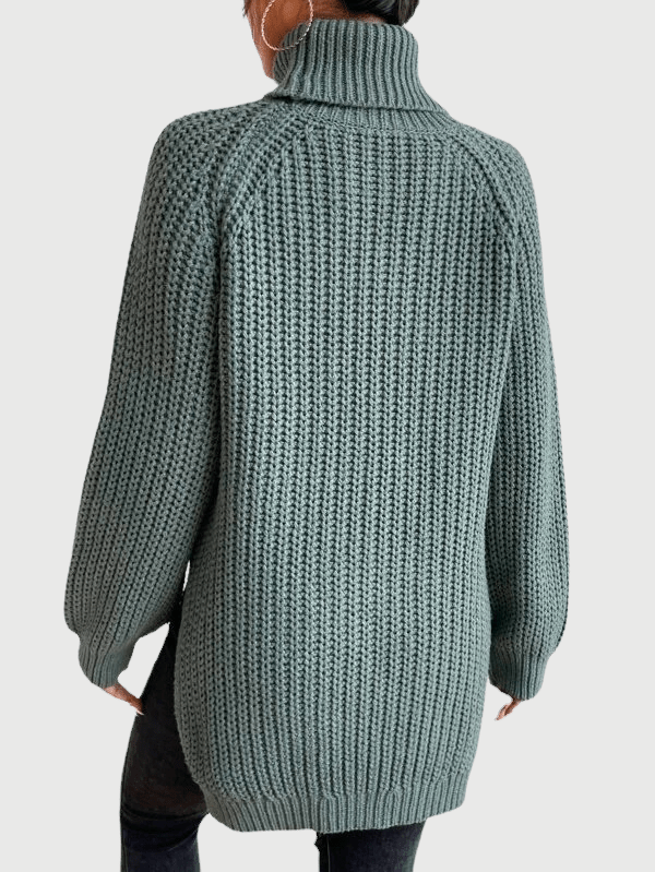 Levoire | Pull À Col Montant Et Fente Pour Femmes