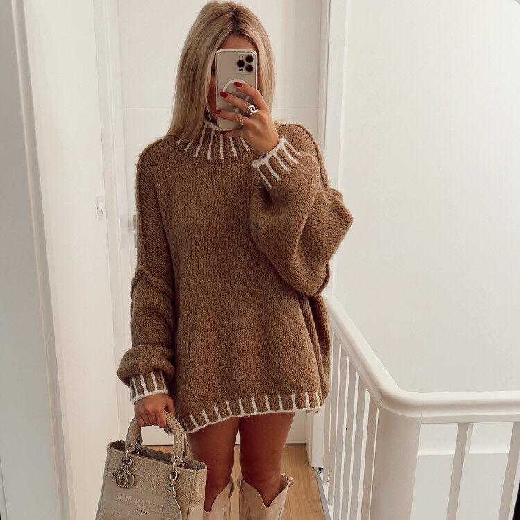 Levoire | Pull En Polaire Oversized À Manches Longues Chaude