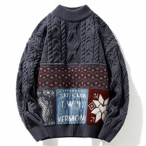 Levoire | Pull Vintage À Design Skiclub