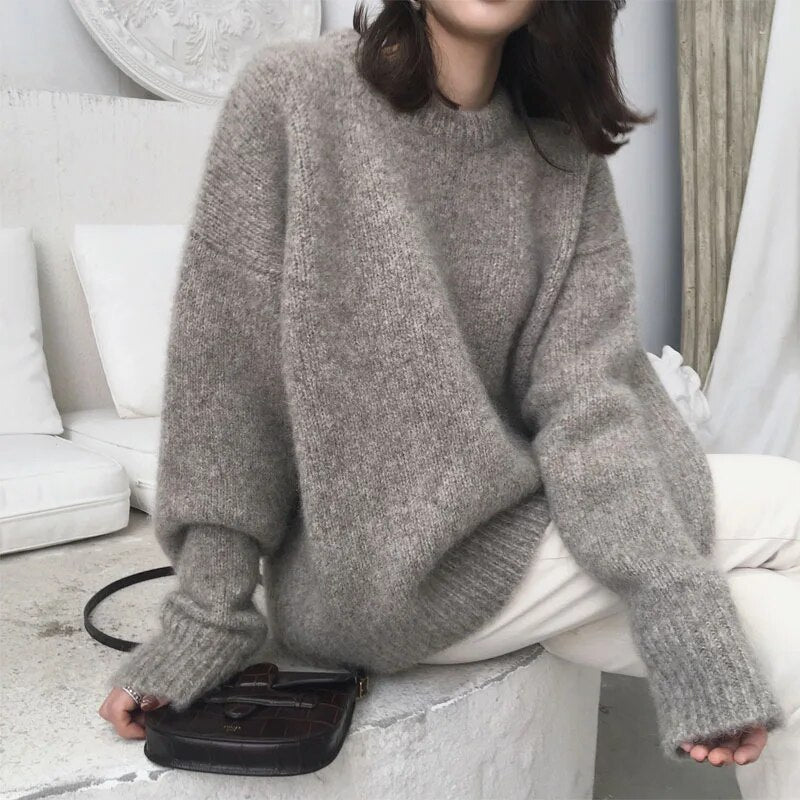 Levoire | Pull À Manches Longues Tendance Gris