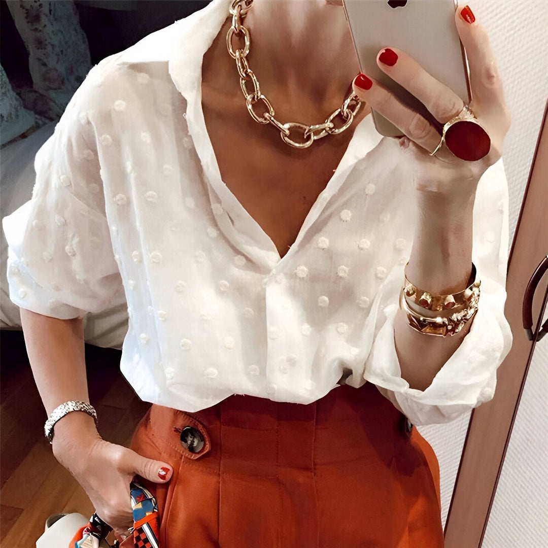 Levoire | Blouse À Pois Ludique