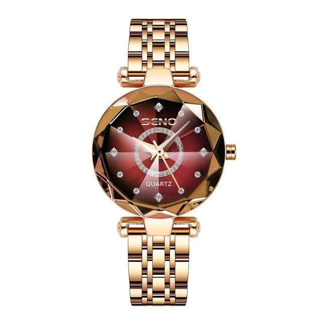 Levoire | Seno Diamant Cristal Montre Rouge