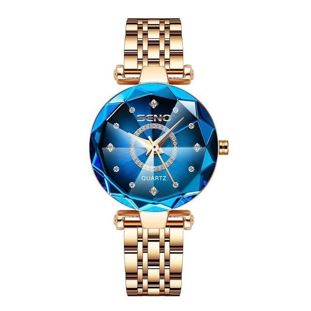 Levoire | Seno Diamant Cristal Montre Bleu