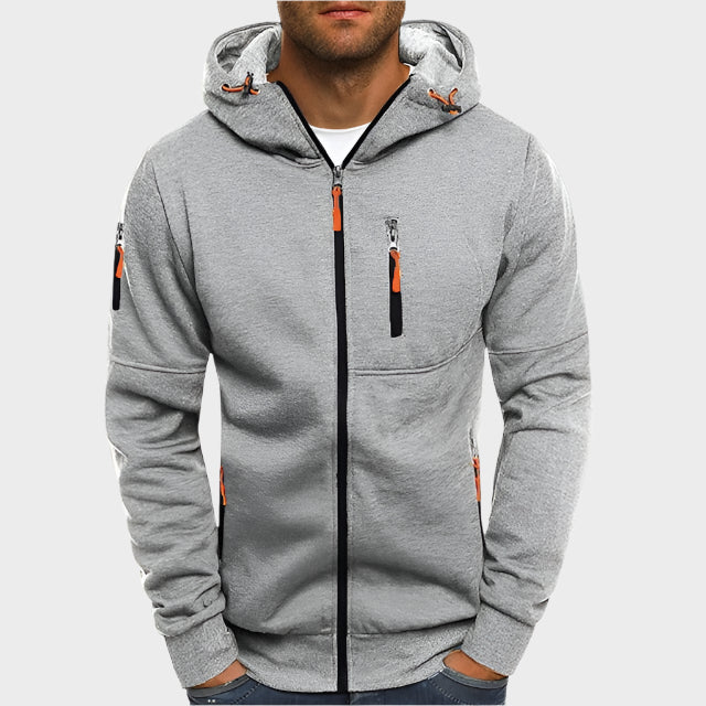 Levoire | Hoodie Moderne Et Polyvalent Gris clair