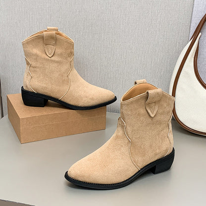 Levoire | Bottes en cuir suédé à chevilles