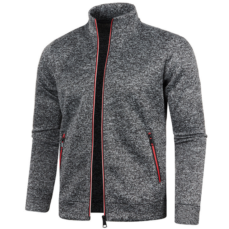 Levoire | Veste Avec Fermeture Éclair Pour Hommes Gris