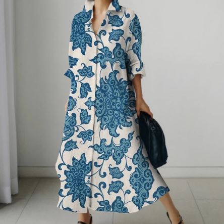 Levoire | T-Shirt Imprimé Pour Femmes Au Beau Design Bleu foncé