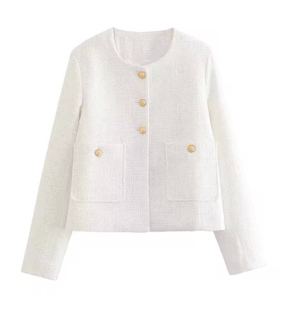 Levoire | Combinaison Femme Pantalon Large Col Nœud Blanc