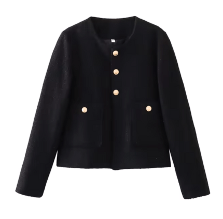 Levoire | Combinaison Femme Pantalon Large Col Nœud Noir