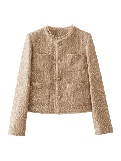 Levoire | Combinaison Femme Pantalon Large Col Nœud Braun