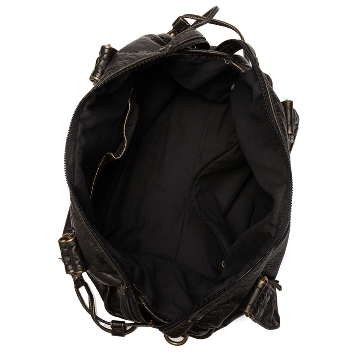 Levoire | Sac à main noir grande qualité cuir souple