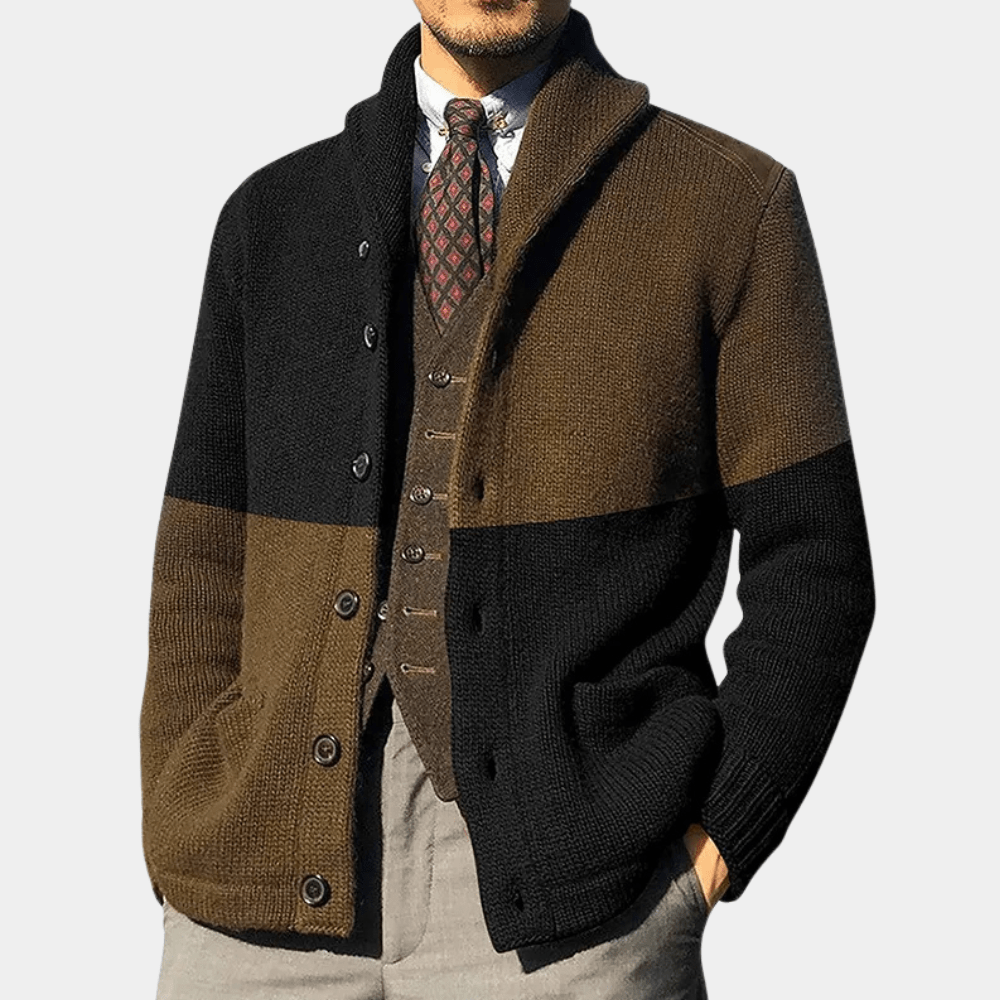 Levoire | Gilet Tendance Décontracté Homme Noir