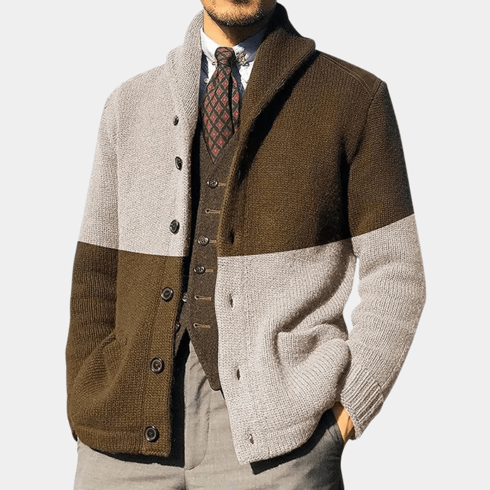 Levoire | Gilet Tendance Décontracté Homme Beige