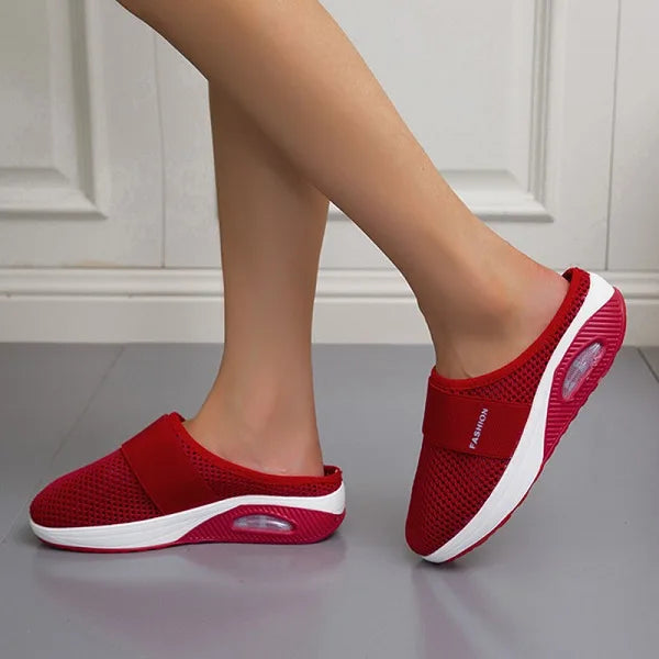 Levoire | Confortables Respirants Chaussons Noirs Rot