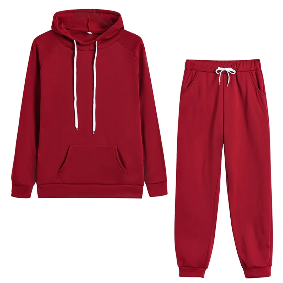 Levoire | Ensemble De Training Confortable & Élégant ROUGE