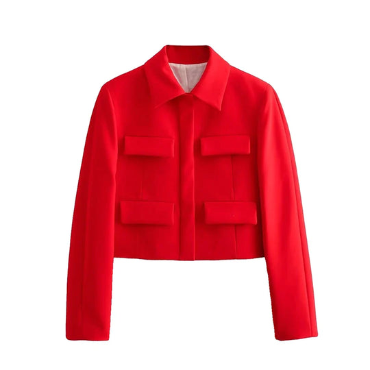 Levoire | Veste Longue À Boutons Et Multiples Poches Rot