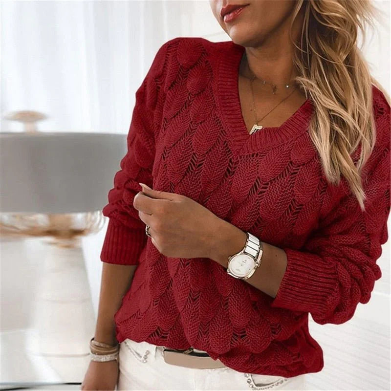 Levoire | Belle Cardigan Tressé Rot
