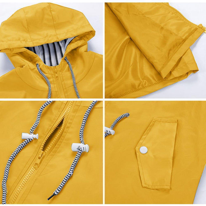Levoire | Manteau De Pluie Plus Long Avec Capuche