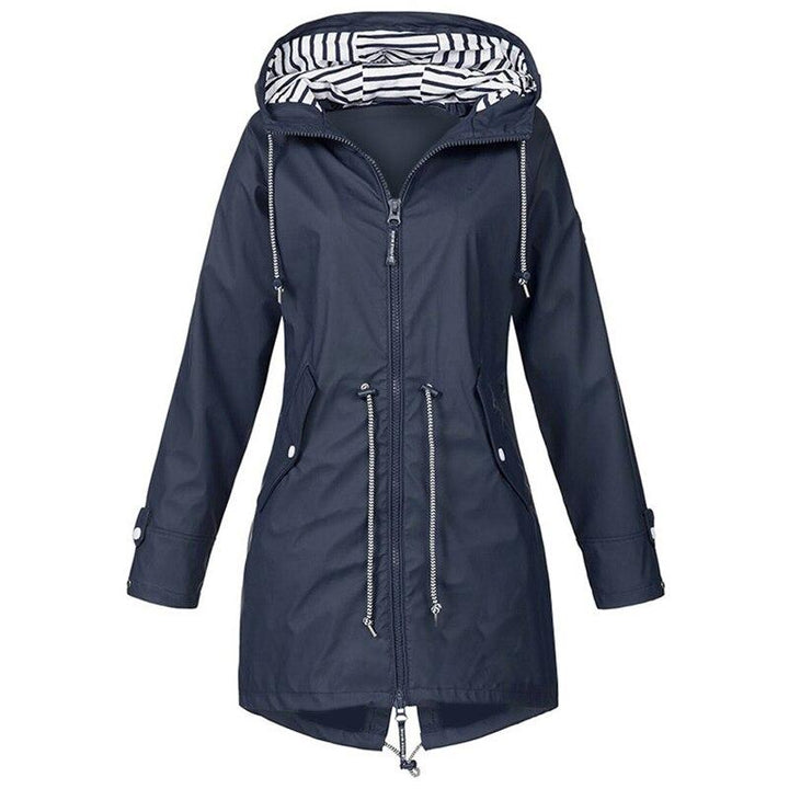 Levoire | Manteau De Pluie Plus Long Avec Capuche