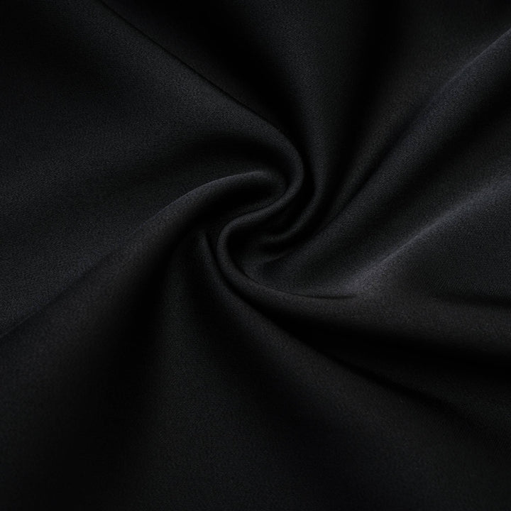 Levoire | Robe Midi Noire À Fleurs