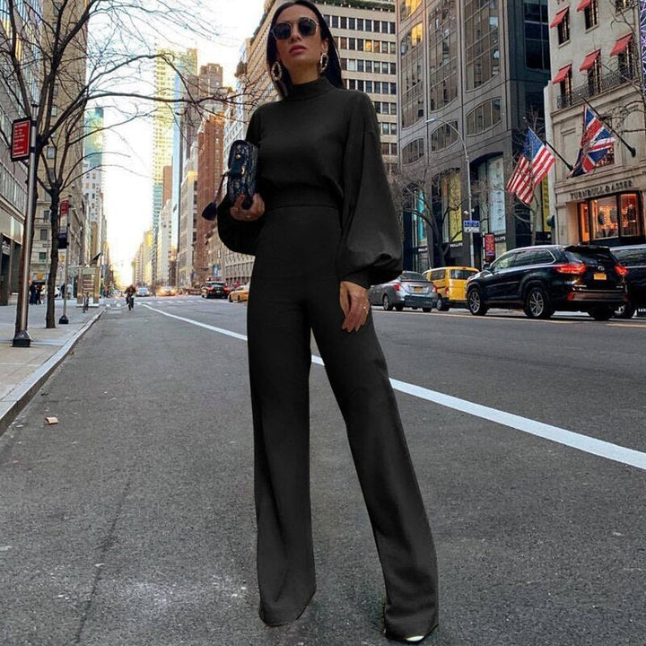 Levoire | Combinaison Sans Manches Col Haut Slim Fit Pour Femmes Noir