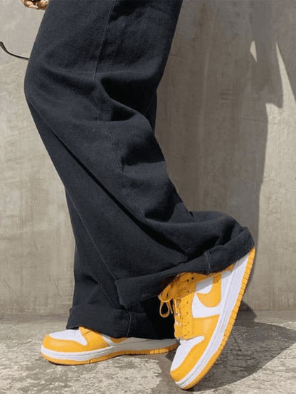 Levoire | Jean Boyfriend À Taille Mi-Haute Décontracté