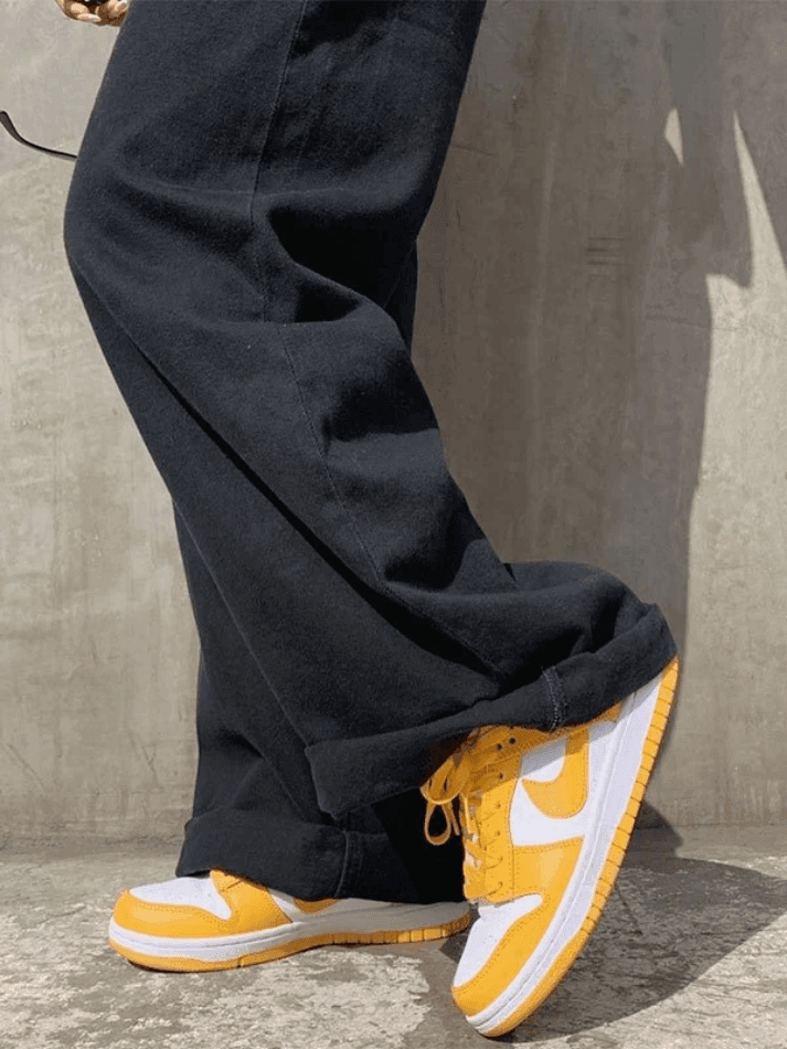 Levoire | Jean Boyfriend À Taille Mi-Haute Décontracté