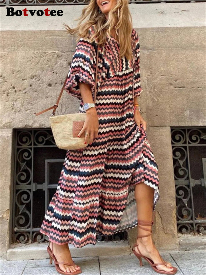 Levoire | Robe À Imprimé Rétro