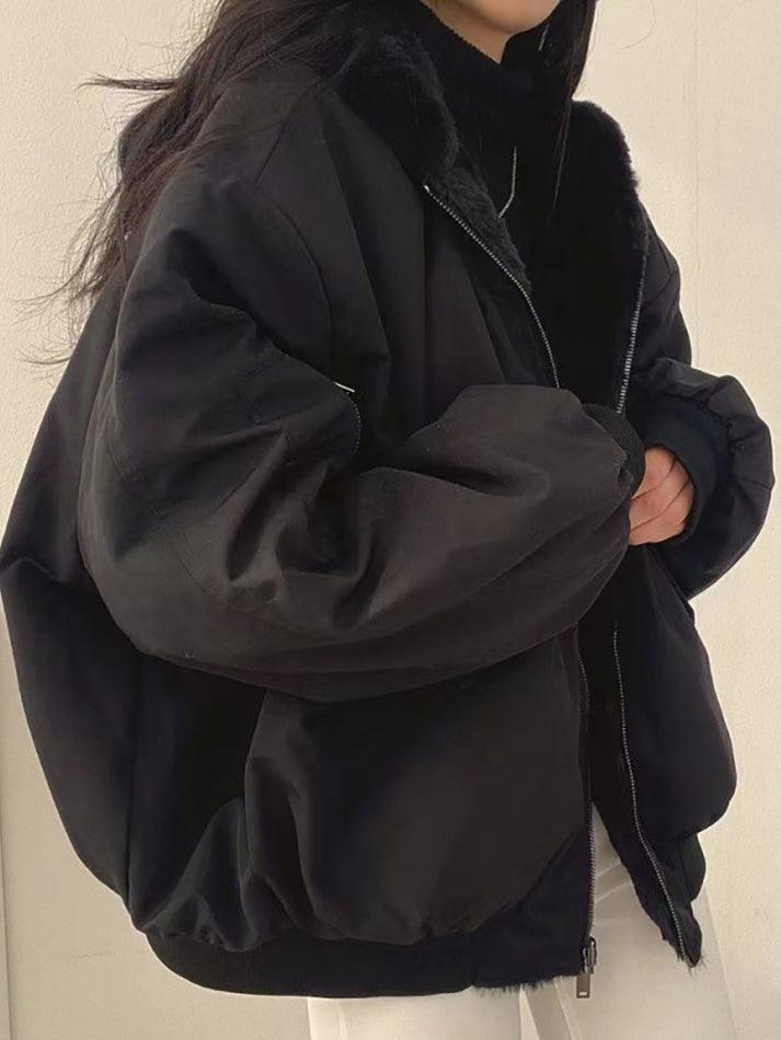 Levoire | Veste À Capuche En Polaire Réversible Grande Taille