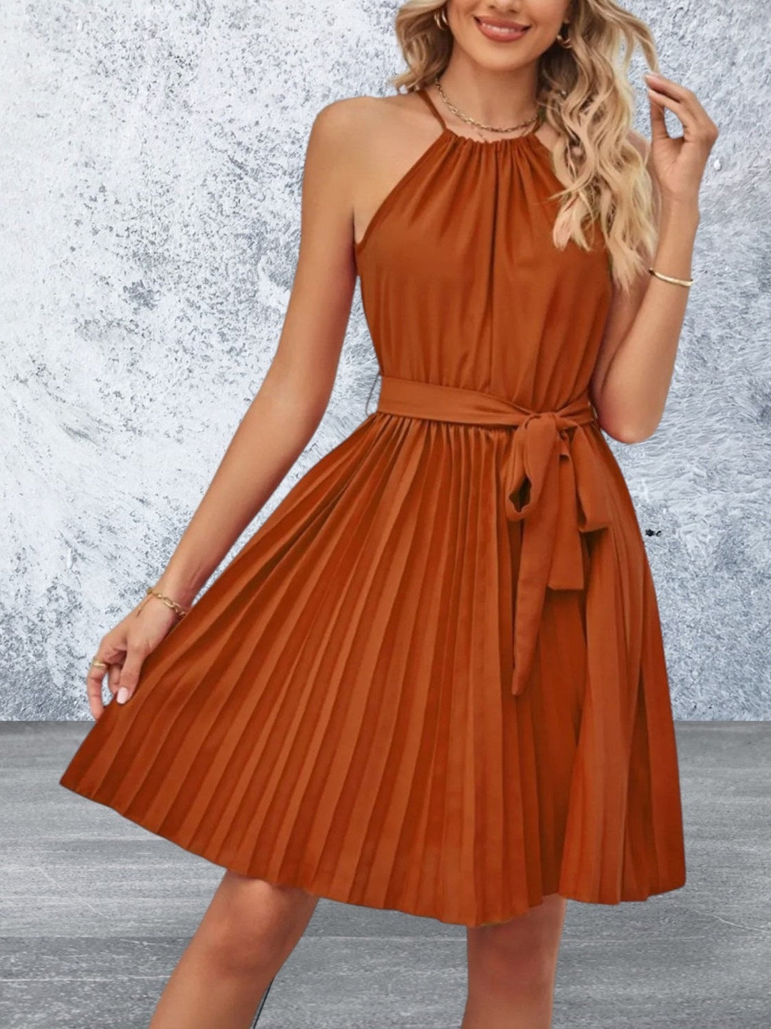 Levoire | Décolleté En Surplis Robe Maxi Sans Manches