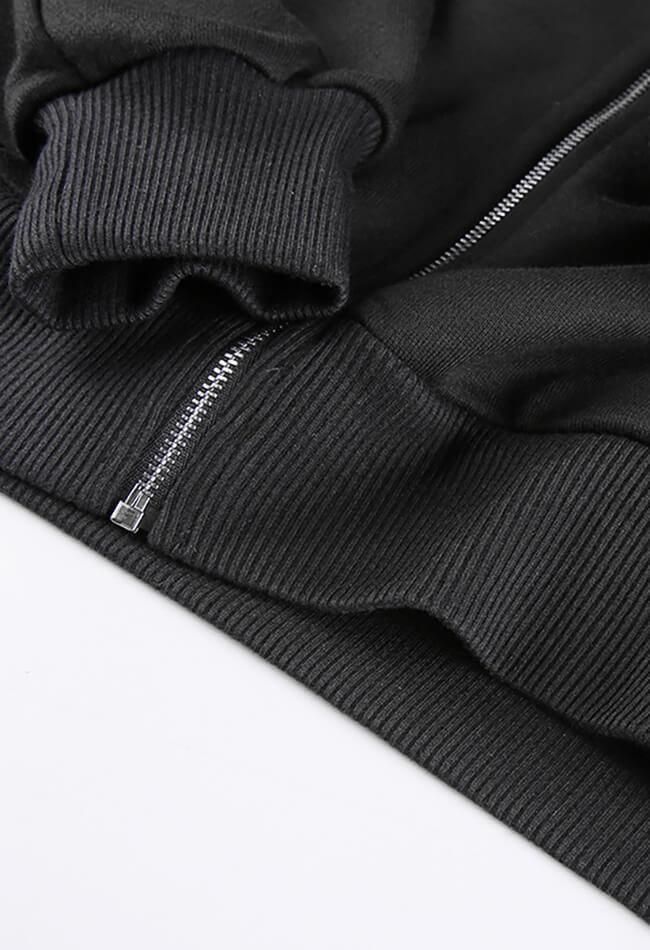 Levoire | Sweat À Capuche Zippé En Strass Skull