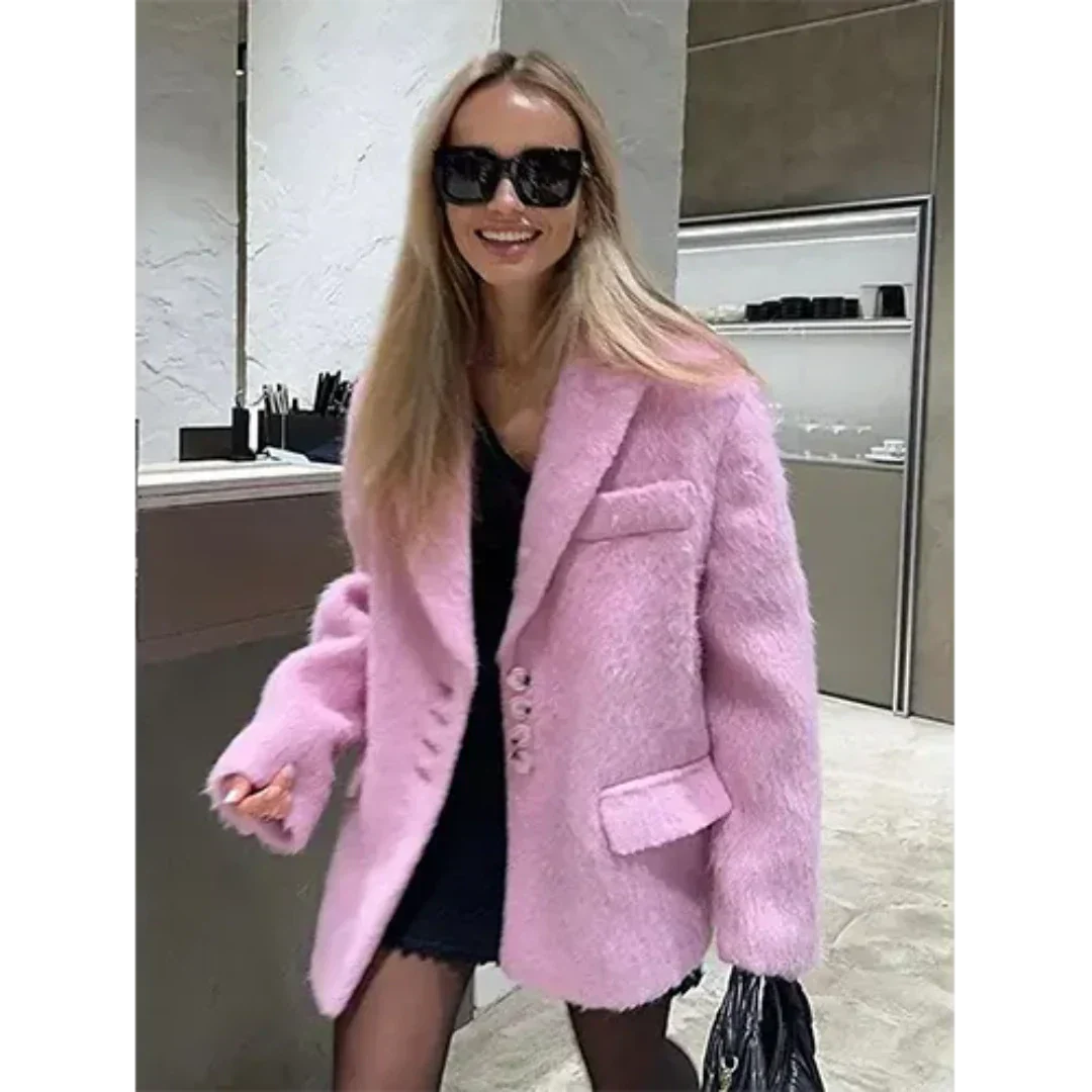 Levoire | Blazer Élégant Grande Taille Rosa
