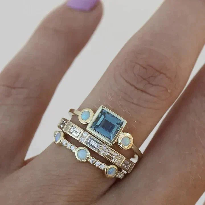 Levoire | Cristal Bleu Dans Le Style Vintage
